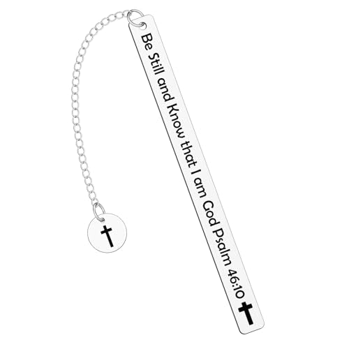 Bible Bookmark Metal Bookmarks Christian Gift for Women Men Religious Baptism Gifts Book Marks for Reading Women Book Lovers Friend Inspirational Scripture Verse Bookmark - color: Religious Bookmark 06
