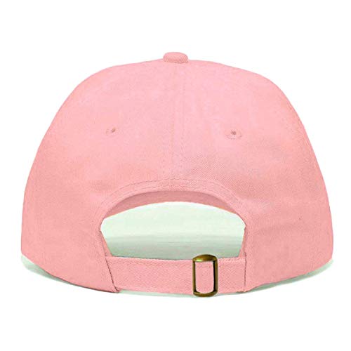 Faith is Greater Than Fear Baseball Hat, Embroidered Dad Cap, Unstructured Adjustable Strap Back (Multiple Colors) - color: Light Pink