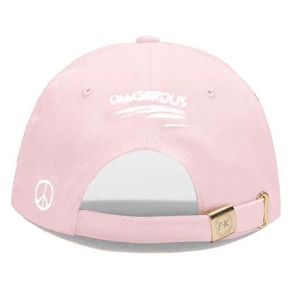 Baseball Cap for Women Men - Adjustable Size Hat - color: Pink