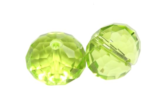 24pcs Adabele Austrian 6mm Rondelle Crystal Beads Light Olivine Green - color: Light Olivine Green, size: 4mm x 6mm - 24pcs