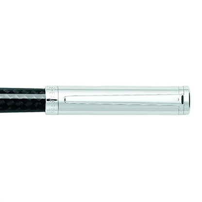Sheaffer Intensity Carbon Fiber Fountain Pen with Chrome Cap, Trim, and Medium Nib - color: Carbon Fiber & Chrome, style: Fountain Pen, Medium Nib