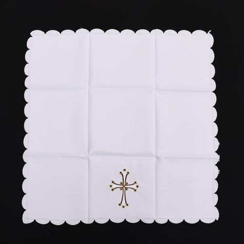 BLESSUME Church Altar Corporal Square Chalice Altar Cloth (G) - color: G