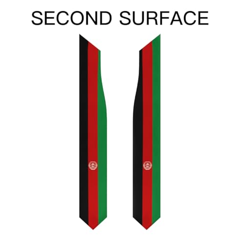 Generic Afghanistan Afghan Flag Graduation Stole - Unisex Adult 72" Long Graduation Shawl