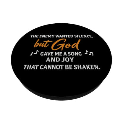 Christian Faith Based But God Restored Broken Religious Gift PopSockets Adhesive PopGrip - style: Adhesive PopGrip