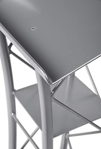 Displays2go Silver Aluminum & Steel Truss Lectern - color: Silver