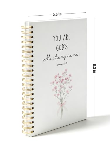 ISANOU You Are God's Masterpiece Journal Notebook for Women Teen Girls Kids - color: ephesians 2:10