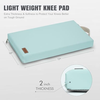 HappyPicnic Waterproof Garden Kneeling Pad, 2in Thick, Green, 1 Pack - color: Blue Green