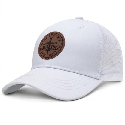Christian Hats for Men Women Religious Gifts - color: Jesus- White