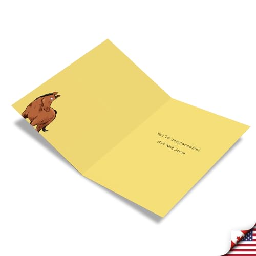 NobleWorks 1 Funny Get Well Soon Card Hip Replacement Surgery C1770GWG - style: Horse Hip Replacement