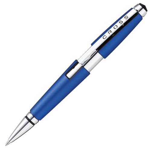 Cross Edge Nitro Blue Gel Rollerball Pen, Medium Point, Black Ink - color: Nitro Blue
