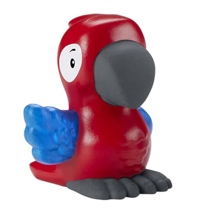 Replacement Red and Blue Parrot Bird Figure for Fisher-Price Little People Noah's Ark Playset - HNG03 ~ Works with Other Sets Too ~ Children's Bible Story Playset Figure