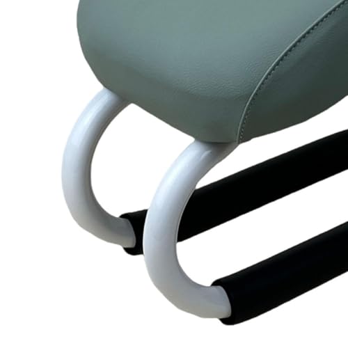 Menolana Kneeling Meditation Stool, PU Leather Padded Seat with Anti-Slip Pad, Ergonomic Prayer Bench for Home Meditation and Prayer Practice, Blue - color: Blue