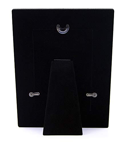 Haysom Interiors Beautiful Two Tone Silver Plated Engagement 4" x 6" Picture Frame with Black Velvet | Unique and Thoughtful Gift Idea by Happy Homewares - size: Engagement