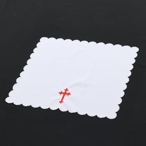 BLESSUME Church Altar Corporal Square Chalice Altar Cloth (D) - color: D