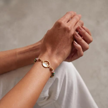 Gold Mustard Seed Bracelet for Teen Girls and Women, Faith Can Move Mountains Christian Jewelry, Inspirational Religious Gift for Her - color: 13th