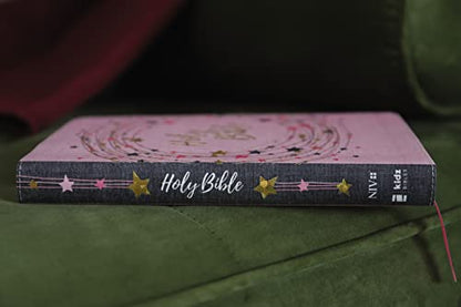 NIV, Bible for Kids, Flexcover, Pink/Gold, Red Letter, Comfort Print: Thinline Edition (Easy-to-Read, Easy-to-Carry)