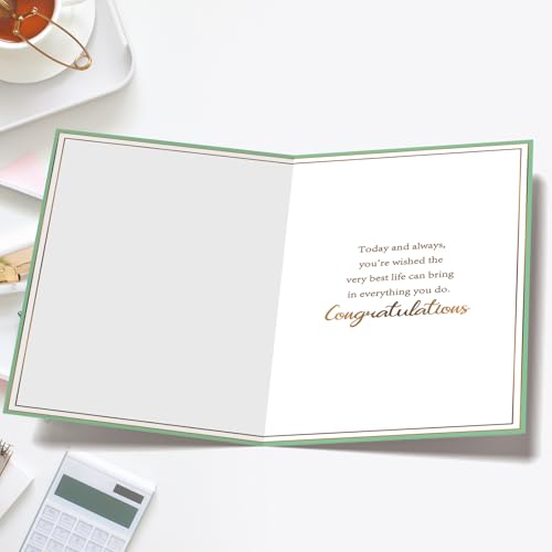 YiKaLus Elegant Retirement Card Gift Decoration for Women Men Him Her - style: card 456