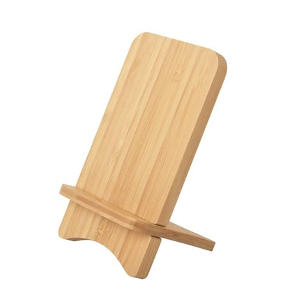 Bamboo Phone Stand, Desktop Stand, Simple Phone Stand, Compatible with All Phones (Bamboo) - color: bamboo