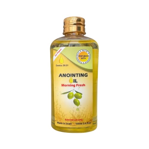 Frankincense Myrrh & Spikenard Anointing Oil from Israel - Scent of Galilee Perfume Holy Oil for Prayer 100ml / 3.38oz - size: 3.38 Fl Oz (Pack of 1)