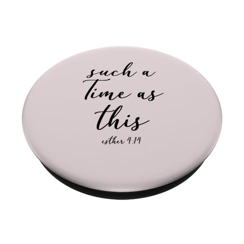 Christian Bible Verse for Women Light Pink Esther 4 14 PopSockets Adhesive PopGrip - style: Adhesive PopGrip