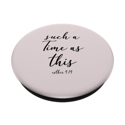 Christian Bible Verse for Women Light Pink Esther 4 14 PopSockets Adhesive PopGrip - style: Adhesive PopGrip