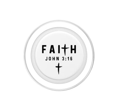 John 3:16 3 16 Faith - God Jesus Quote Christian PopSockets PopGrip for MagSafe - style: Magnetic PopGrip