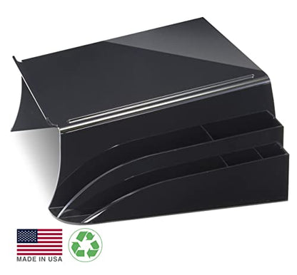 Officemate 26102 Recycled Telephone Stand, 12 1/4 x 10 1/2 x 5 1/4, Black (OIC26102)