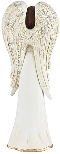 Dicksons Said A Prayer for You Today Angel Ivory 3.5 x 8 Resin Stone Tabletop Figurine