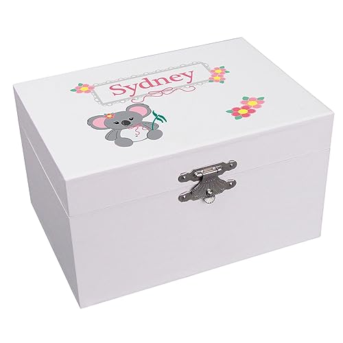 My Bambino Personalized Koala Bear African American Ballerina Musical Jewelry Box | Birthday Gift for Girls - color: Koala Bear