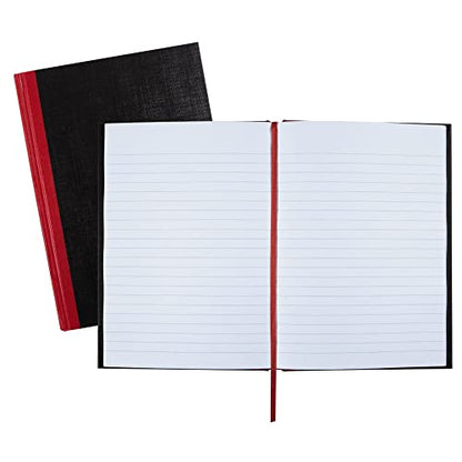 Black n Red - A5 Feint Lined Notebook Pad - size: 1 Count, style: Small
