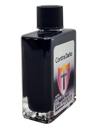 Against Harm Oil (Contra Dano Aceite) Spiritual Anointing Oil by CASA ESOTERICA MAGICK SPACE - Protection Spell - Shield from Negative Energy & Threats-0.5 FL OZ (1 Pack)