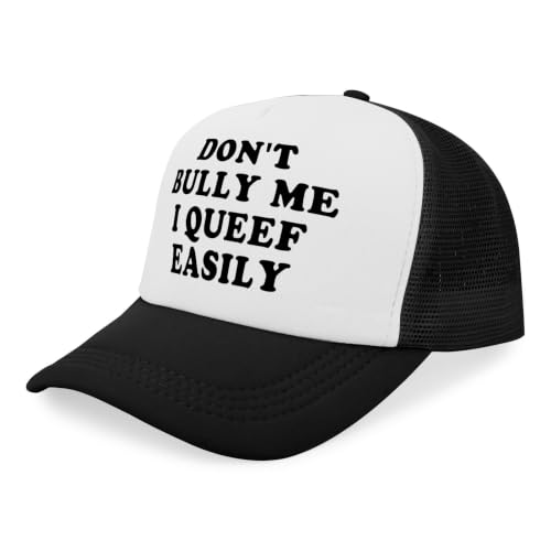 Black Trucker Hat with Funny Saying, Funny Hat for Men & Women - color: Allblack