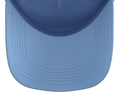 Half Hood Half Holy Tshirt Christian Jesus Ghetto God Funny Trucker Hat with Adjustable Mesh Back - color: Light Blue