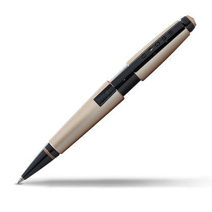 Cross Edge Matte Hazelnut Gel Rollerball Pen, Medium Point, Black Ink - color: Matte Hazelnut
