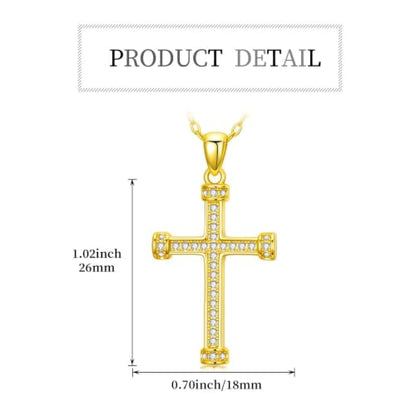 KQ&TTENG 14k Gold Plated Four Leaf Clover Necklace Irish Jewelry Wedding Anniversary Birthday Gifts for Women Wife Mom Girlfriend - color: A01