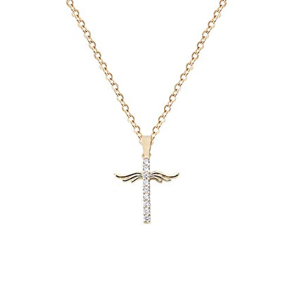 Cross Pendant Necklace for Women Jewelry Gold Cross Necklaces for Women Cross Necklace Minimalist Trendy Jewelry Valentines Day - style: CN11