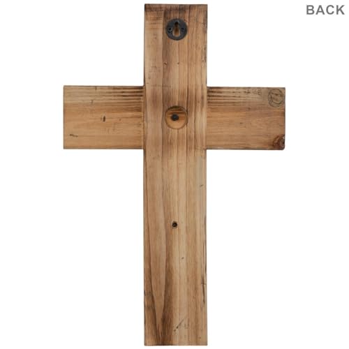 Hobby Lobby Layered Wood Wall Cross with Nails, Keyhole, 15.75" x 10.25"