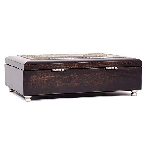 Cottage Garden Many Women Do Noble Things Burlwood Jewelry Music Box Plays Amazing Grace