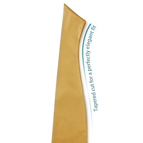 Premium Choir Traditional Stole - Solid Color - Satin - Unisex - color: Antique Gold