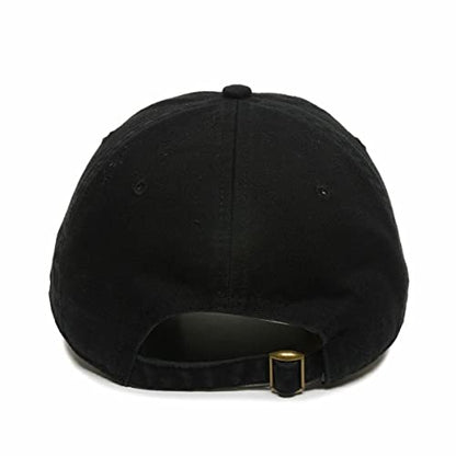 DSGN By DNA Say Mashallah Embroidered Hat Islamic Muslim Faith Inspired Cotton Baseball Cap Adjustable Dad Hat for Men&Women - color: Black