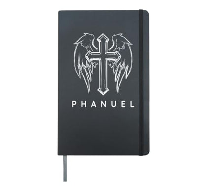 Phanuel the Archangel Traditional Christians Catholic Prayer Hardcover Journal, Black