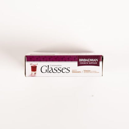 Broadman Glass Communion Cups, 40 Count