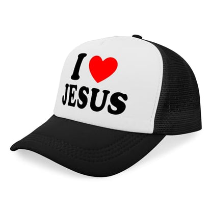 Y'Alls Need Jesus Hats Funny Cap for Grandma - color: I Love Jesusallblack15