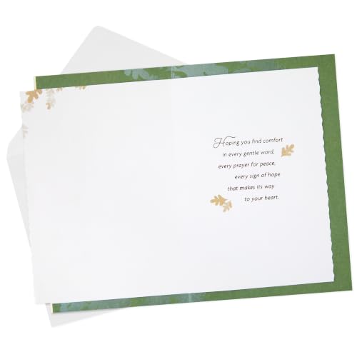 Hallmark Sympathy Card (Hoping You Find Comfort) - color: White