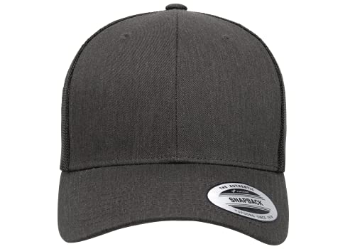 Yupoong Yp Classics Retro Trucker Cap - color: Dark Heather, size: One Size, style: Single