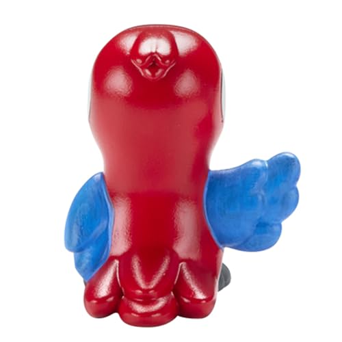 Replacement Red and Blue Parrot Bird Figure for Fisher-Price Little People Noah's Ark Playset - HNG03 ~ Works with Other Sets Too ~ Children's Bible Story Playset Figure