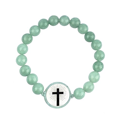 Daily Bible Verse Bracelet Wearable with NFC, Bible Verse Christian Gift for Women, Men and Teens - color: Green