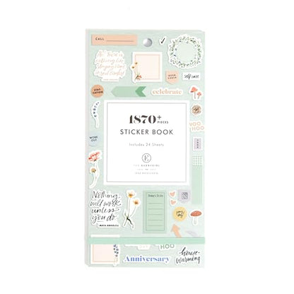 Blue Sky The Everygirl Sticker Book, 4.49"x9.06", Every Day & Every Month