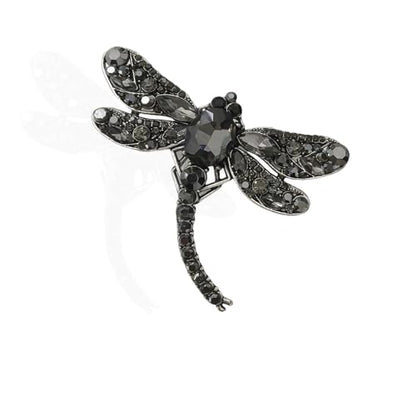 Brooch Pins For Women Fashion Elegant Brooches Lapel Badges Coat Sweater Scarves Shawl Dress Accessory Wedding Party Prom Jewelry - color: Grey