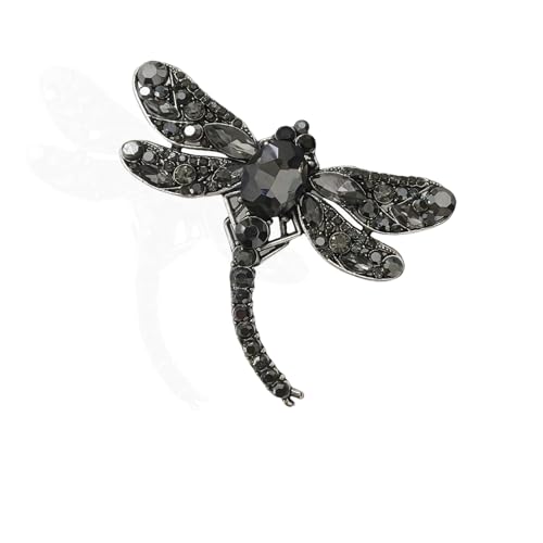 Brooch Pins For Women Fashion Elegant Brooches Lapel Badges Coat Sweater Scarves Shawl Dress Accessory Wedding Party Prom Jewelry - color: Grey